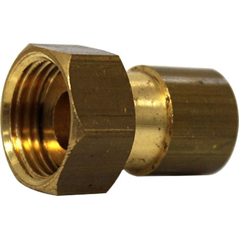 Raccord droit 2 pièces 359 GCU femelle 1/2" (15/21) - Tube Cuivre Ø16 - Arcanaute (1/3)