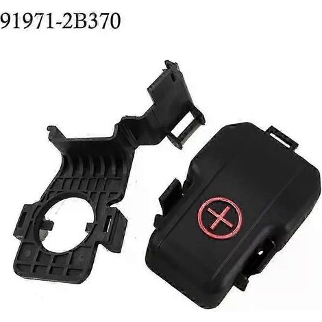 1 capuchon de borne positive de batterie de relais automobile, noir, 10 cm (4 pouces), compatible avec Hyundai Santa Fe et Elantra HD 919712B370-JXLGV (1/5)