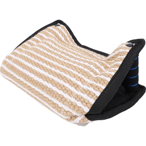 Coussin anti-morsure pour chien en lin résistant aux déchirures, manchon anti-morsure pour chien, coussin d'entraînement à la morsure pour bergers allemands (1/5)
