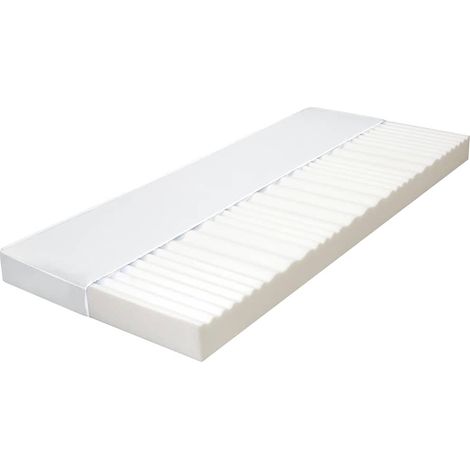 Matratze 140 x 200 cm 7 Zonen PU Schaum 10 cm H2 H3