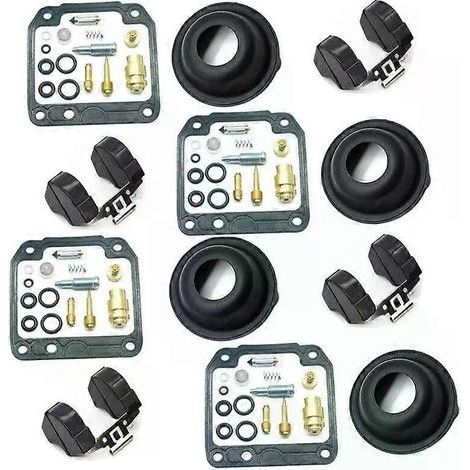 Kit de réparation de carburateur adapté pour YAMAHA XJ550 MAXIM 1981-1983 XJ 500, membrane et flotteur de carburateur 4X ()