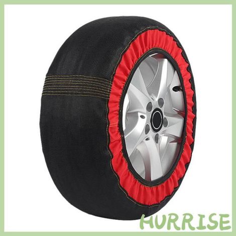 Garosa chaussettes à neige pour pneus Lot de 2 chaussettes à neige automobiles pour pneus sans dommage, moyeu auto reparation (1/5)