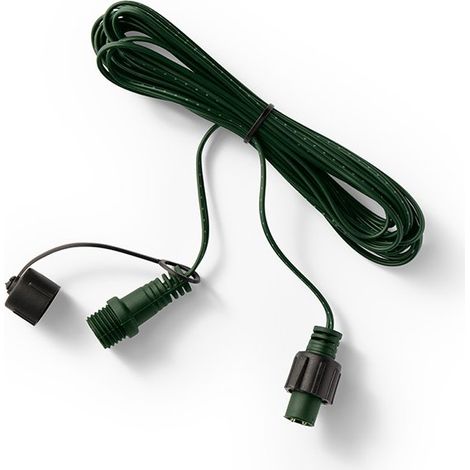 Cavo di prolunga per collegare ghirlande a LED, esterno verde 5 m (1/2)
