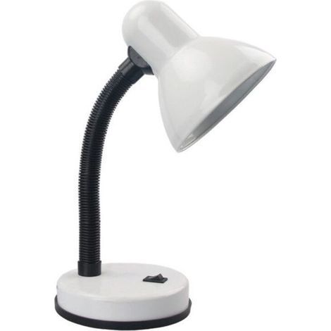 Lampe de bureau flexible blanche (1/4)