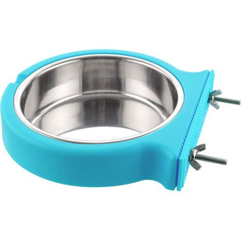 Filiyano-Cage pour chien avec gamelle amovible en acier inoxydable, gamelle suspendue pour animaux de compagnie (1/5)
