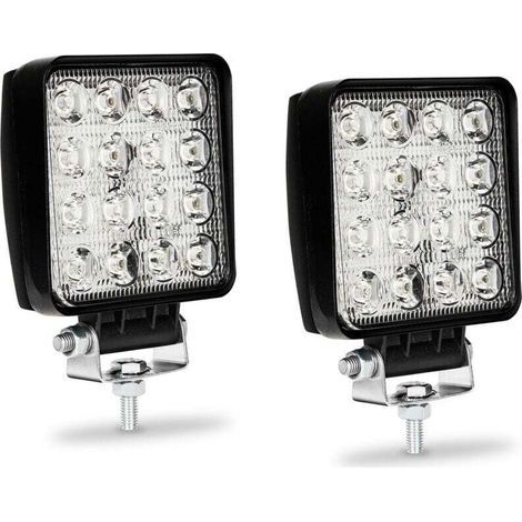 ALOVZE 2er-Pack 48W LED-Arbeitsscheinwerfer, Nebelscheinwerfer für Auto, LKW, UTV, SUV, Geländewagen, Traktor, Boot (1/4)