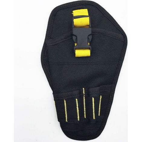 Sac à Outils avec Ceinture, Sac Porte-Outil pour Perceuse Électrique, Outil Holster Étui avec Ceinture Ajustable à Outils pour (1/5)