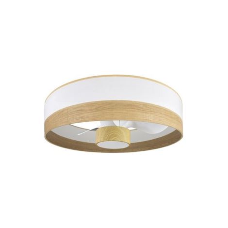 FABRILAMP Ventilator Dc 24w Olga Weiß/Licht-Buche 3 Flügel 6 Vel. 2390lm 3 Farben, Fernbedienung,Speicher,Timer 70d (1/3)