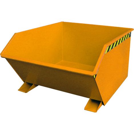 Bauer Südlohn Bac basculant GU 1000, peint, orange jaune