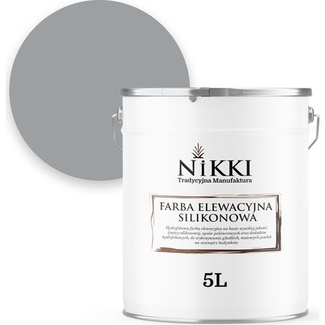 Pittura per facciate 5L grigio con blu F243 resistente all'inverdimento