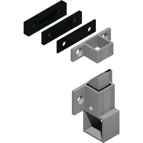 La-Croisee-DS Grauer Aluminium-Riegel RAL9006 Haltbar