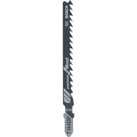 2609256726 HCS - T 144 DP Lame de scie sauteuse pour Coupe précise angulaire Epaisseur 5-50 mm Longueur 100 mm