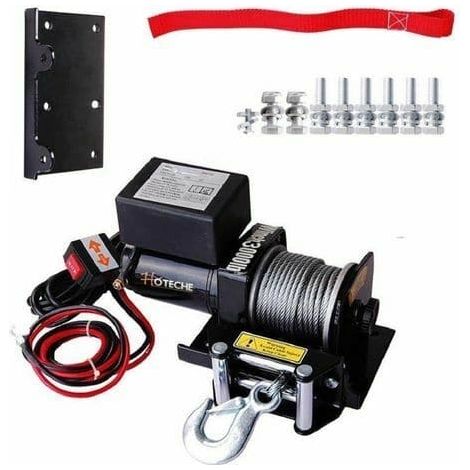 ARGANO ELETTRICO 3000 Lb VERRICELLO BARCA 12V FRIZIONE TELECOMANDO PARANCO 019