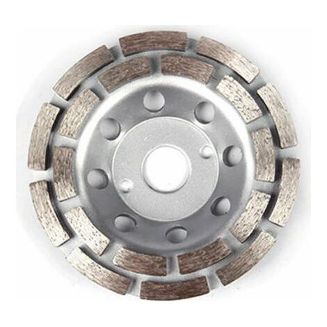 Disque diamant 125mm pour meuleuse – Double rangée – Pour béton, chape et pierre naturelle – Alésage 22,23mm – Enlèvement rapide des matériaux - PDX829 (1/5)