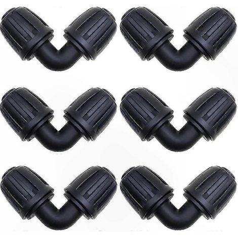 1/2 Zoll x 6 Winkelstück für Bewässerungsschläuche, robuste Schlauchtüllen für Tropfbewässerungssysteme, langlebige Verbindungsstücke für Gartenschläuche. (1/5)