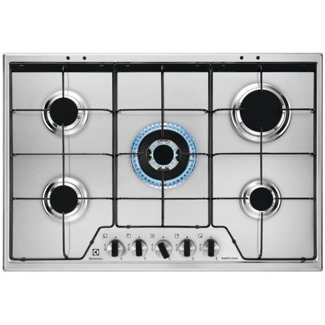 Electrolux KGS7534XX Acciaio inox Da incasso 74 cm Gas 5 Fornello(i) (1/3)