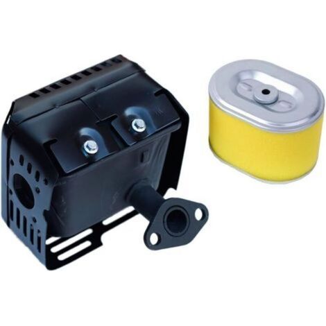 Silencieux d'échappement avec filtre à air pour moteur Honda GX160 5,5 CV GX200 6,5 CV, pompe à eau pour générateur (1/4)