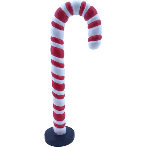 Figur Zuckerstange 28,5 x 11,5 x 6,5cm rot Weihnachtsfigur