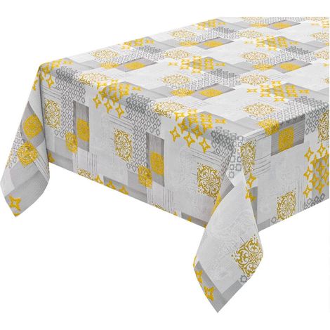 Nappe De Cuisine Au Mètre H140 Antitache Plastifiée Effet Tissu Déperlant - Dis 20