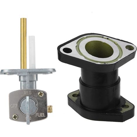 Ensemble de 2 pièces : interrupteur de vanne d'essence pour collecteur d'admission de carburateur, compatible avec Yamaha Big Bear 350 YFM350 (1987-1999). (1/5)