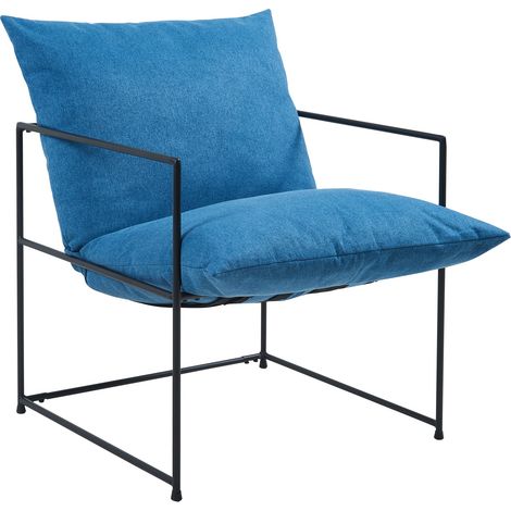 Poltrona lounge 90 x 61 x 70 cm blu 030009478