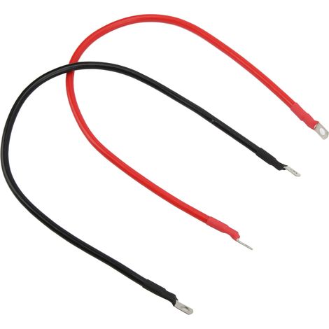 2 câbles pour onduleur de batterie, rouge et noir, calibre 8 AWG, flexibles, en PVC, étanches, pour voiture, bateau et énergie solaire (1/5)