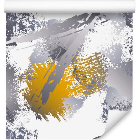 Carta da parati graffiti con elementi decorativi per soggiorno e camera da letto 50x1000 cm (1/5)