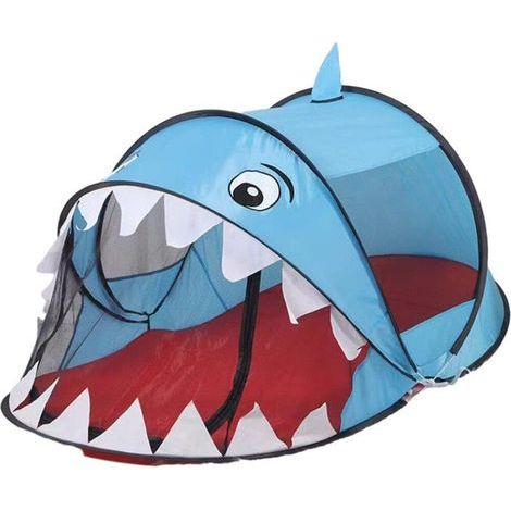 Tente de jeu requin pour enfants – Installation rapide – Tente intérieure et extérieure – Léger et portable – Idéal pour anniversaires et pique-niques (1/5)