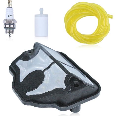 1 Kit Filtre À Air, Tuyau Carburant, Bougie Allumage, Pour Tronçonneuse Husqvarna 136 141 (1/5)
