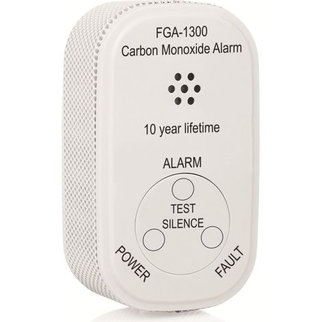 Smartwares CO Kohlenmonoxidmelder FGA-13000 Gaswarngerät, weiß, 10 Jahre Rauch- & Gasmelder (1/5)
