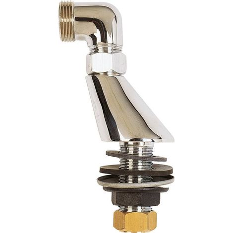 Ecolands – Colonnette excentrée 22 mm – Raccord mâle 1/2' et 3/4' – Pour installations sanitaires – Compatible avec systèmes de plomberie (1/2)