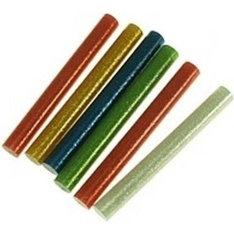 Lot de 6 Bâtons de Colle 11x100 mm - Color Glitter - Idéal pour Loisirs Créatifs - Efficace et robuste - Beast