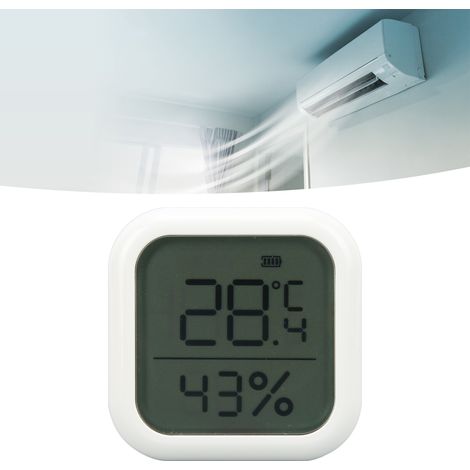 KCTW1Z-02 Quadratischer Graffiti ZigBee Smart Temperatur- und Feuchtigkeitssensor mit digitaler Fernbedienung (1/5)