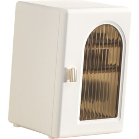 Armoire à tasses d'eau multicouche multifonctionnelle anti-poussière, support de rangement au design minimaliste pour la maison, le bureau, les tasses à café, le thé et la crème Beige (1/5)