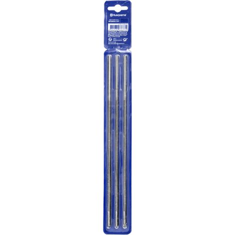 Husqvarna 597355901 - Set 3 lime rotonde 5,2 mm 13/64" Intensive Cut per catene motoseghe