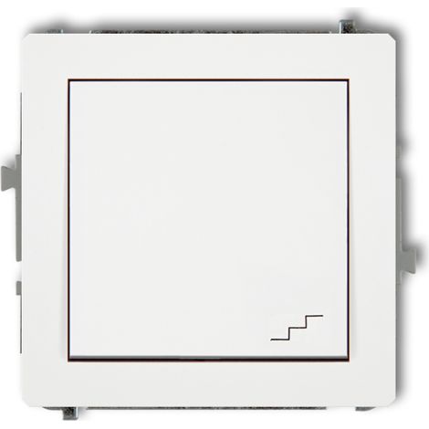 Meccanismo interruttore scale Deco, bianco opaco 25DWP-3