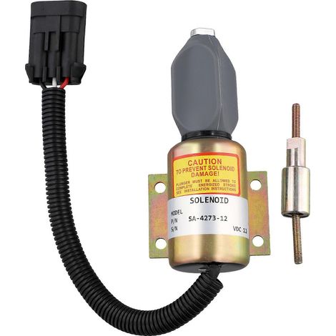 Électrovanne d'arrêt de carburant 12 V F3HZ-9A594-A SA-4273-12, pour moteur 7,8 L de poids lourd. (1/5)