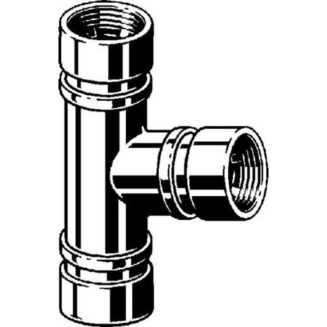 VIEGA 805296 Té en T avec SC Geopress 9618G (1/2)