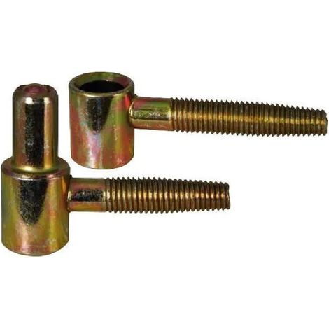 Tapón roscado macho y hembra, diámetro del agujero 5,5mm H28xD11mm - 2 piezas.