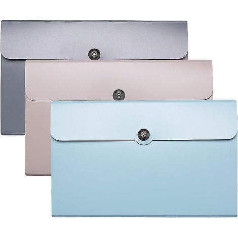 Boîte de rangement A5 - Classeur gris chaud pour documents, trieur de papiers, lot de 5, idéal bureau et archive, robuste et élégant (1/4)