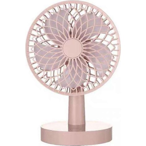 Ventilateur portable USB, mini ventilateur de table personnel rotatif et vibrant pour la tête (1/3)
