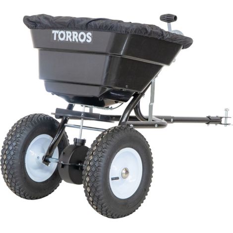 Torros – Épandeur d'engrais tractable 29 L – Semoir pour quads et tondeuses autoportées – Largeur d'épandage 305 à 365 cm – SW029T