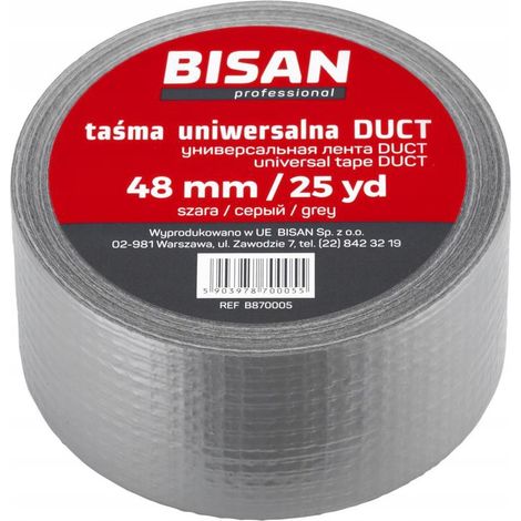 Ruban adhésif Bisan duct tape adhérence forte résistant eau (1/2)