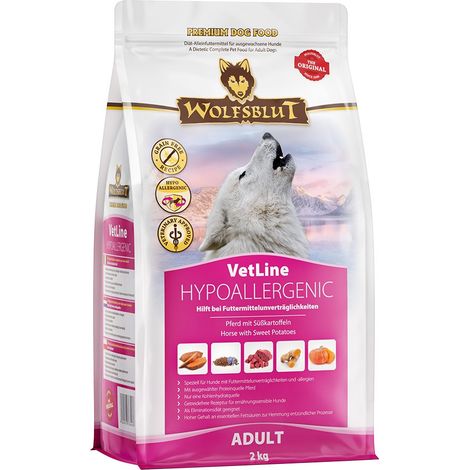 Wolfsblut VetLine Hypoallergénique 2 kg Cheval Adulte (1/3)