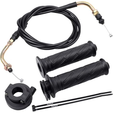 Poignée d'accélérateur avec câble d'accélérateur pour scooter GY6 50 cc 80 cc 125 cc 150 cc 139QMB 4 temps scooters cyclomoteurs ATV (1/5)