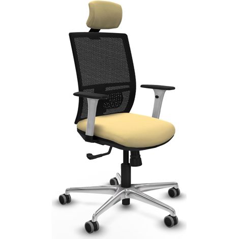 Bürostuhl piqueras y crespo Yunquera weiß dichte Schaumstoff (1/2)