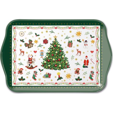 Mini plateau rectangulaire Sapin de Noël (1/2)