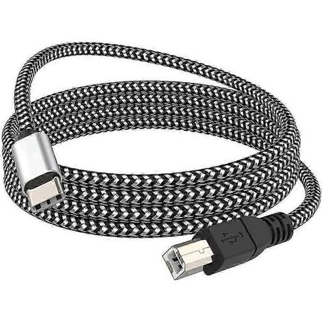 Câble USB-C vers MIDI, câble d'imprimante USB-C vers USB-B 2.0, cordon pour imprimante/scanner multifonctions (HP, Canon, Samsung, etc.) (1/5)