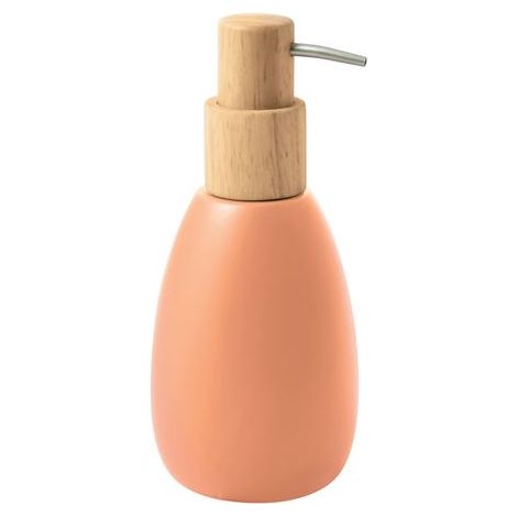 Distributeur de savon polyrésine et bois SVEN Pêche Spirella (1/2)