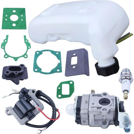 Kit carburateur et bobine d'allumage, 43Cc 52Cc 47Cc 40-5 Cg430 Cg520 1E40F-5 40F-5 Tl43 Coupe-bordures moteur à essence, / (1/5)
